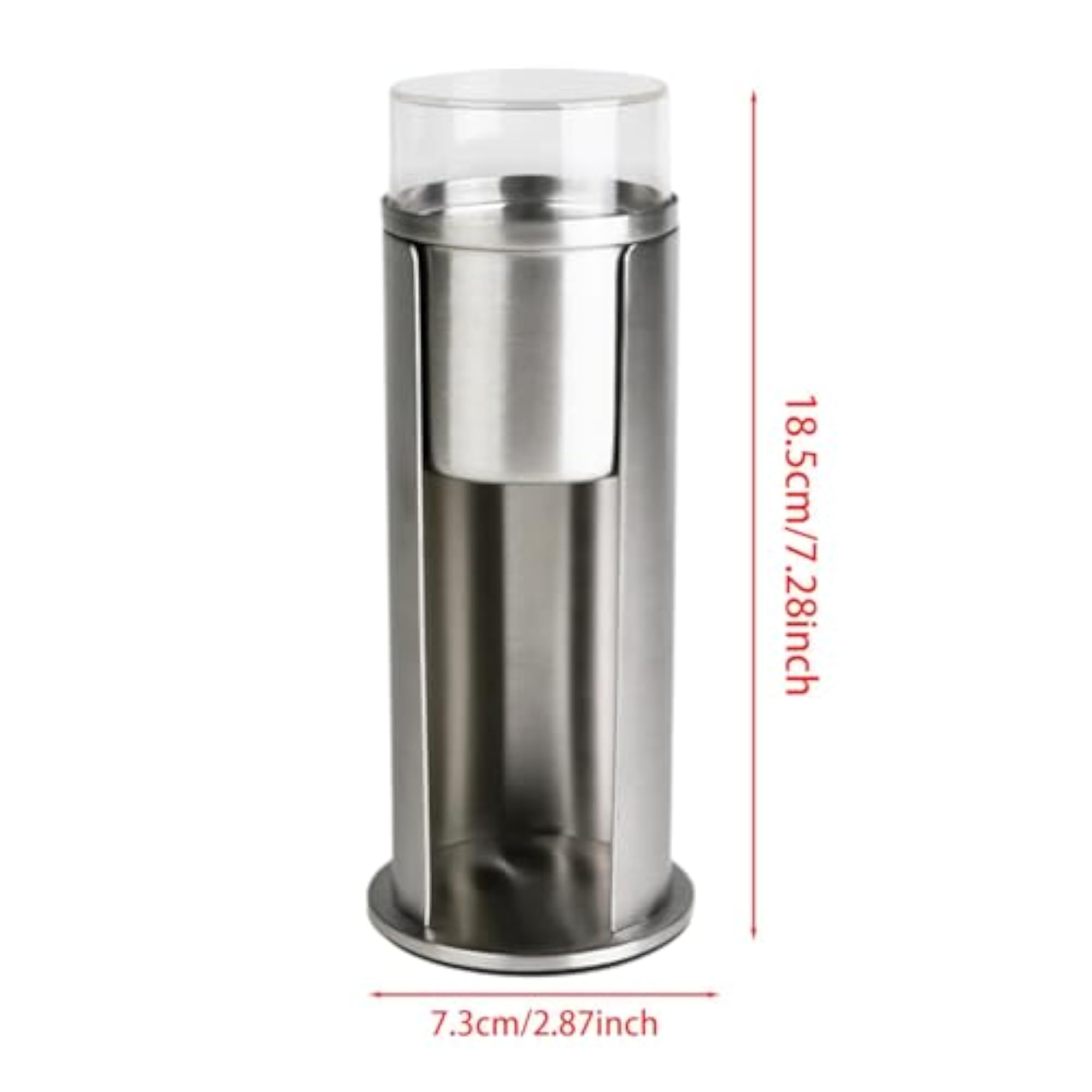 Round Toothpick Case Double Layer Portable Candy Jar Makeup Cotton Container